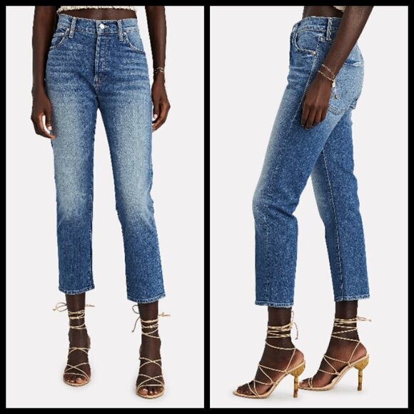 💕MOTHER SUPERIOR💕 Scrapper Ankle Jeans ~ Cowboys Don't Cry High Rise 31 NWT - Picture 5 of 16